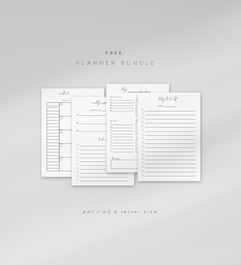 Full Planner Package Printable 2