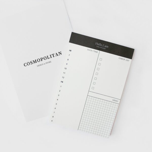 Minimal Daily Memo Pad