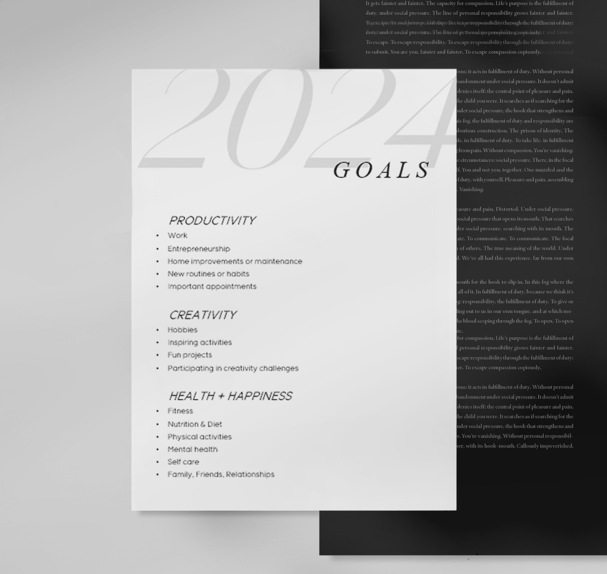 Free Printable 2024 Goals Outlook