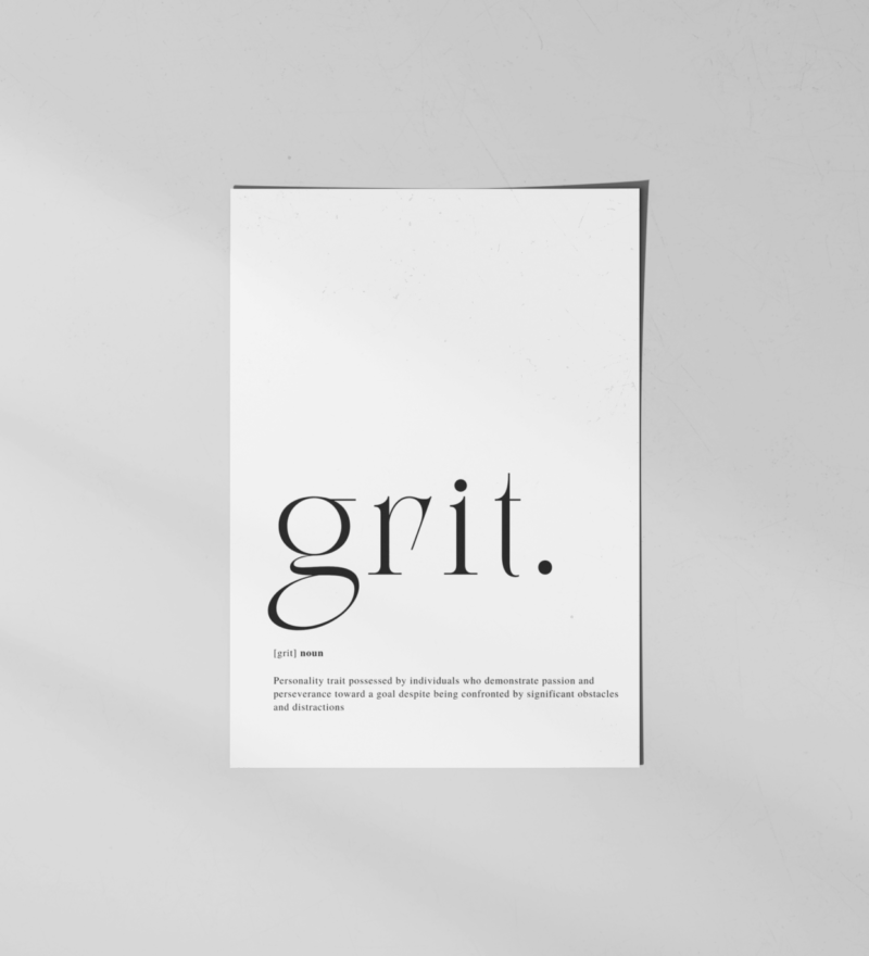 Grit Definition Dashboard
