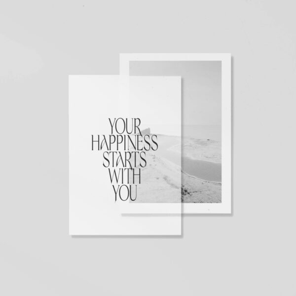 Happiness Quote Layered Planner Dashboard