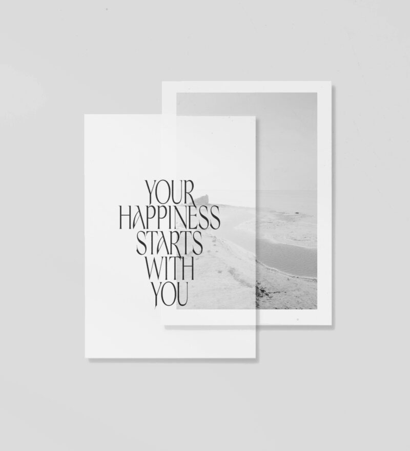 Happiness Quote Layered Planner Dashboard