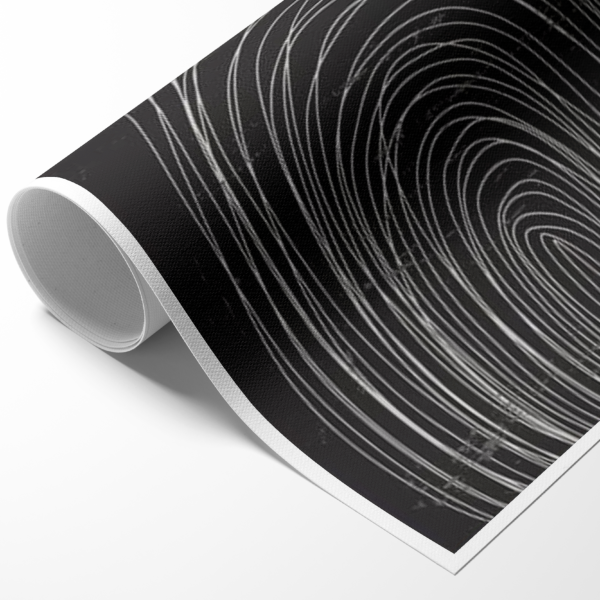 Abstract Arch Thin Line Graphic Print