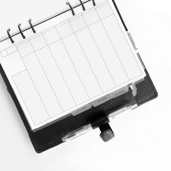 Minimal Hobonichi Planner Printable 01