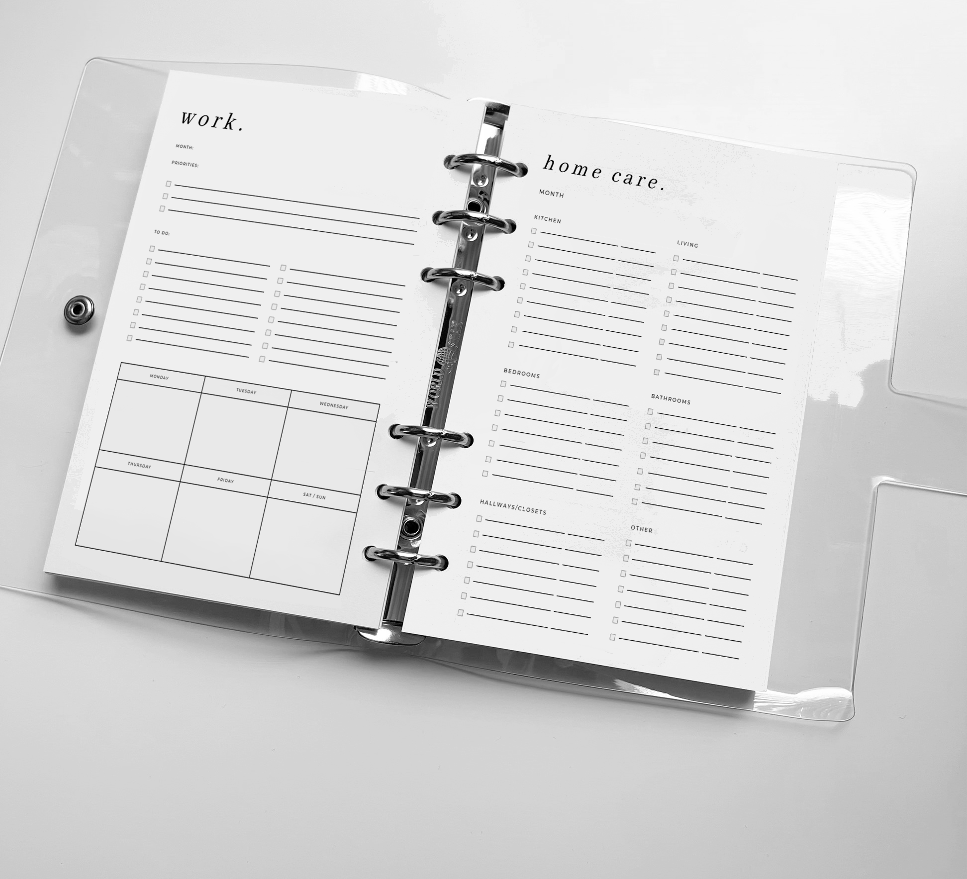 Minimal Planner Pages For Busy Moms 2