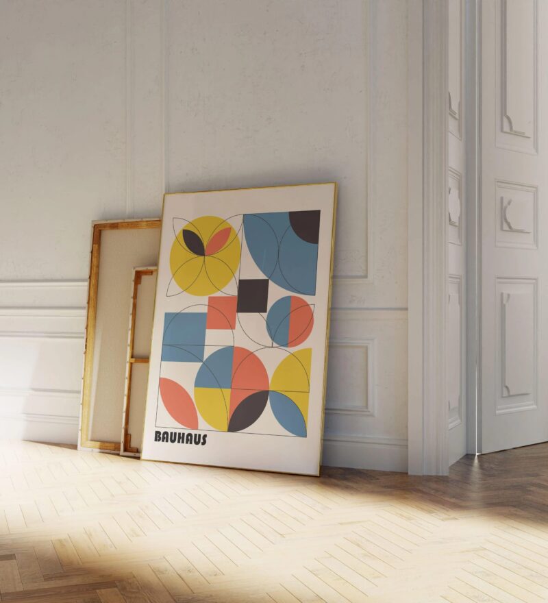 Vintage 1919 Bauhaus Canvas Poster 3
