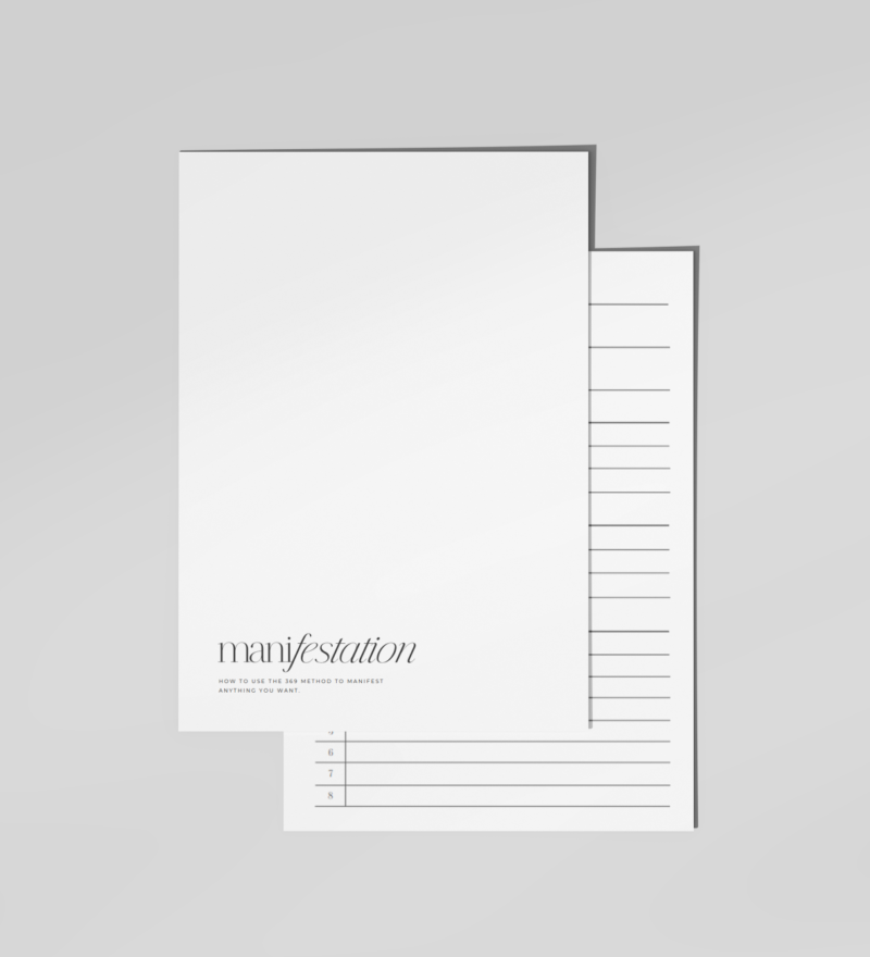 369 Manifestation Method Printable 1