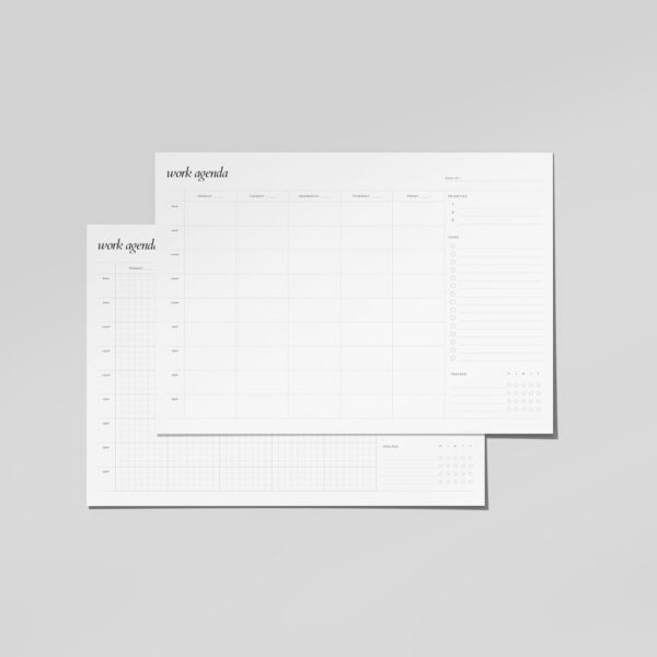 Minimal Work Week Schedule