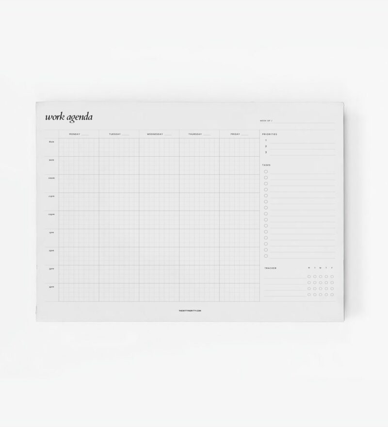 Work Week Schedule