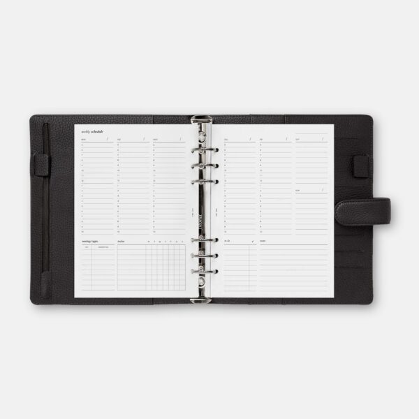 Undated Weekly Schedule 2