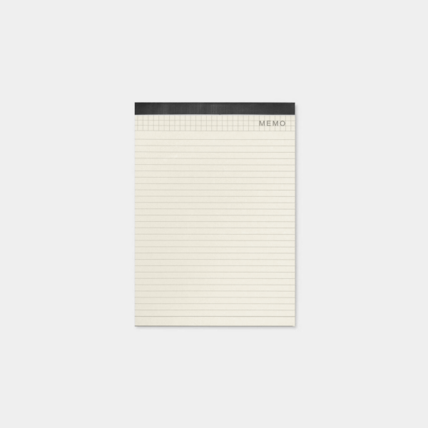 Ruled Writing Notepad Off White