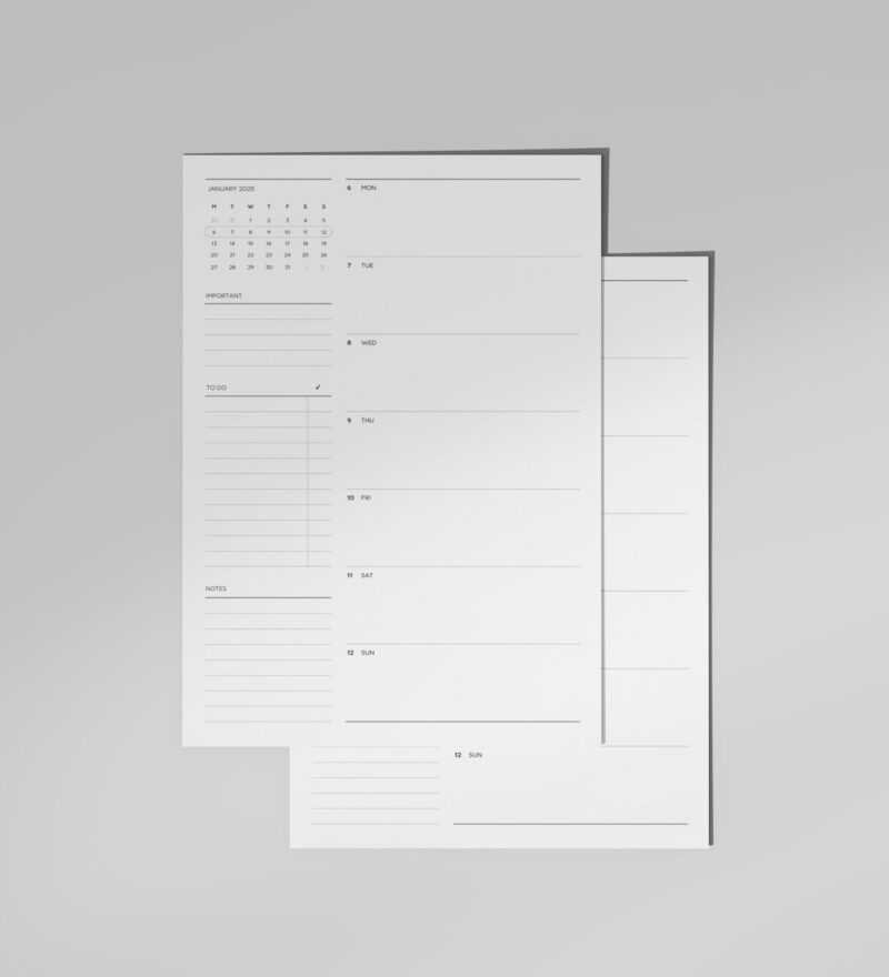 2025 Horizontal Weekly No.2