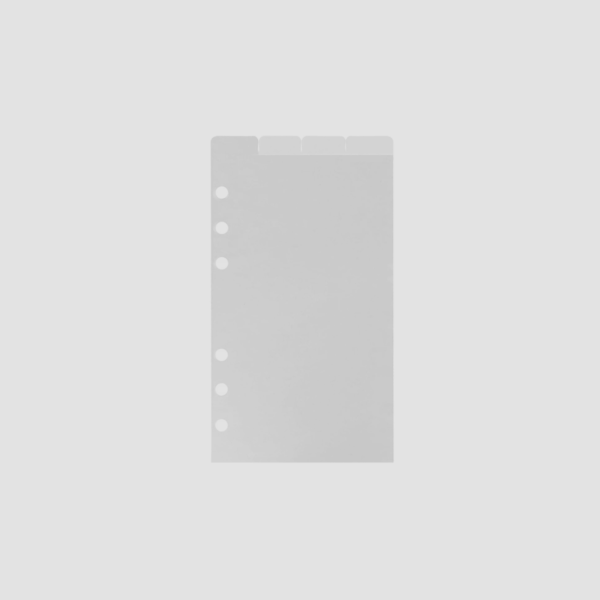 Top Tab Planner Dividers