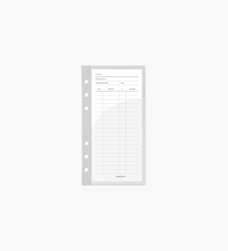 Cash Envelope Starter Set