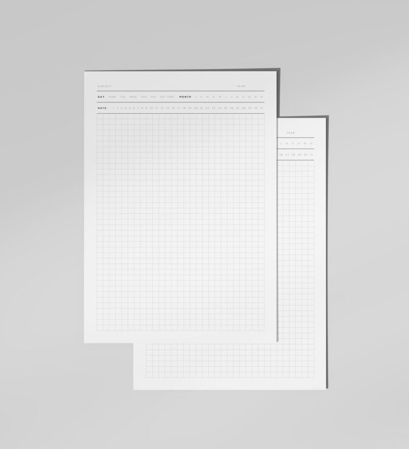 Daily Grid Notes Printable