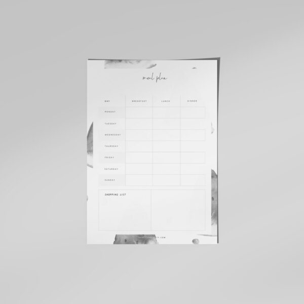 Free Weekly Meal Planner