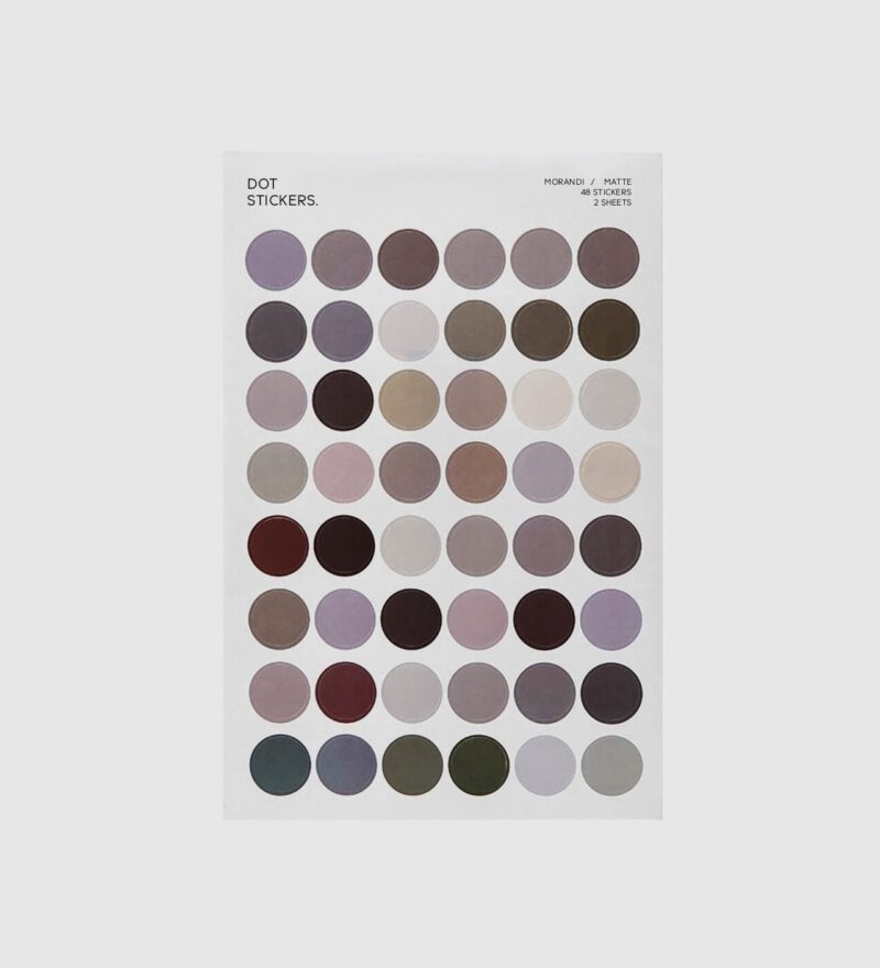 Morandi Round Stickers