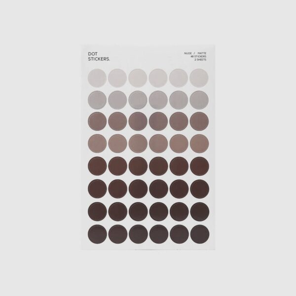 Nude Round Stickers