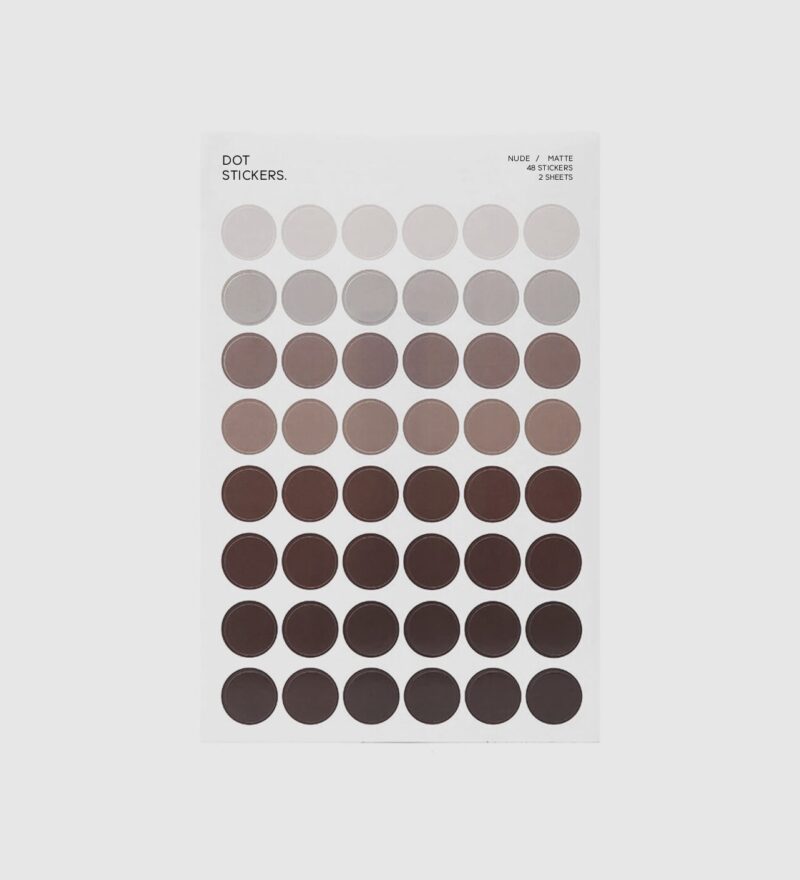 Nude Round Stickers