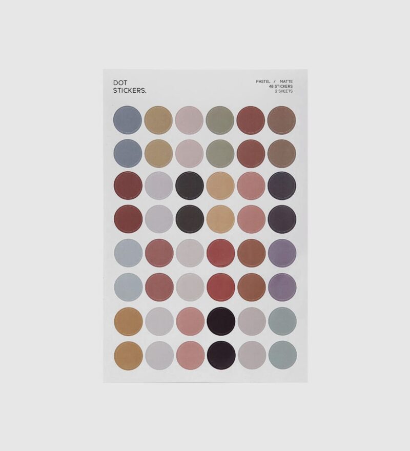 Pastel Round Stickers