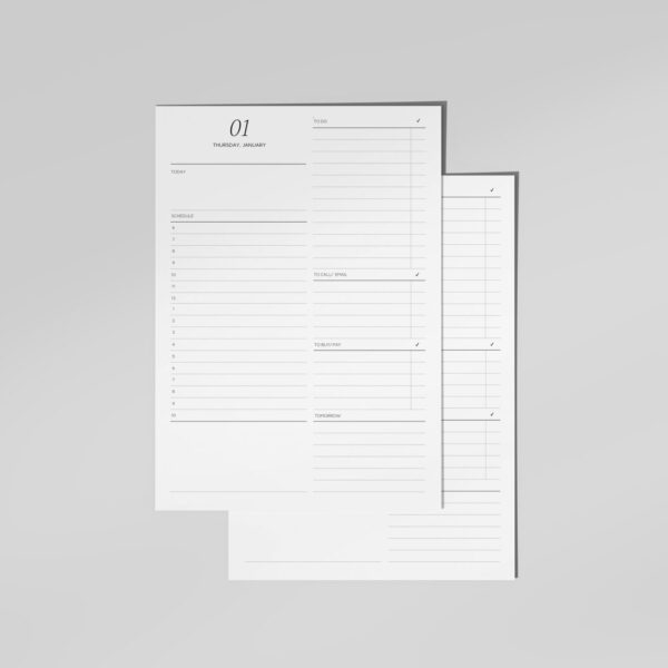 2026 Daily Schedule Planner