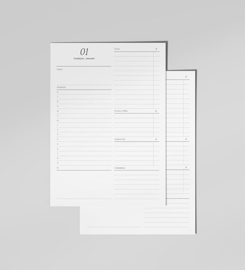 2026 Daily Schedule Planner