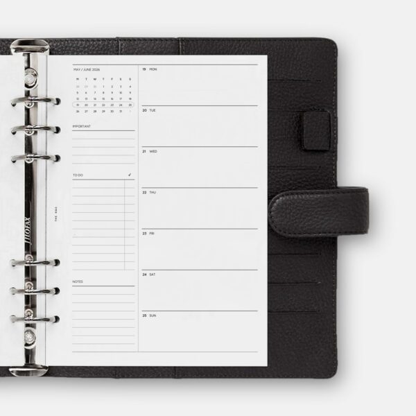 2026 Horizontal Weekly Blank 3