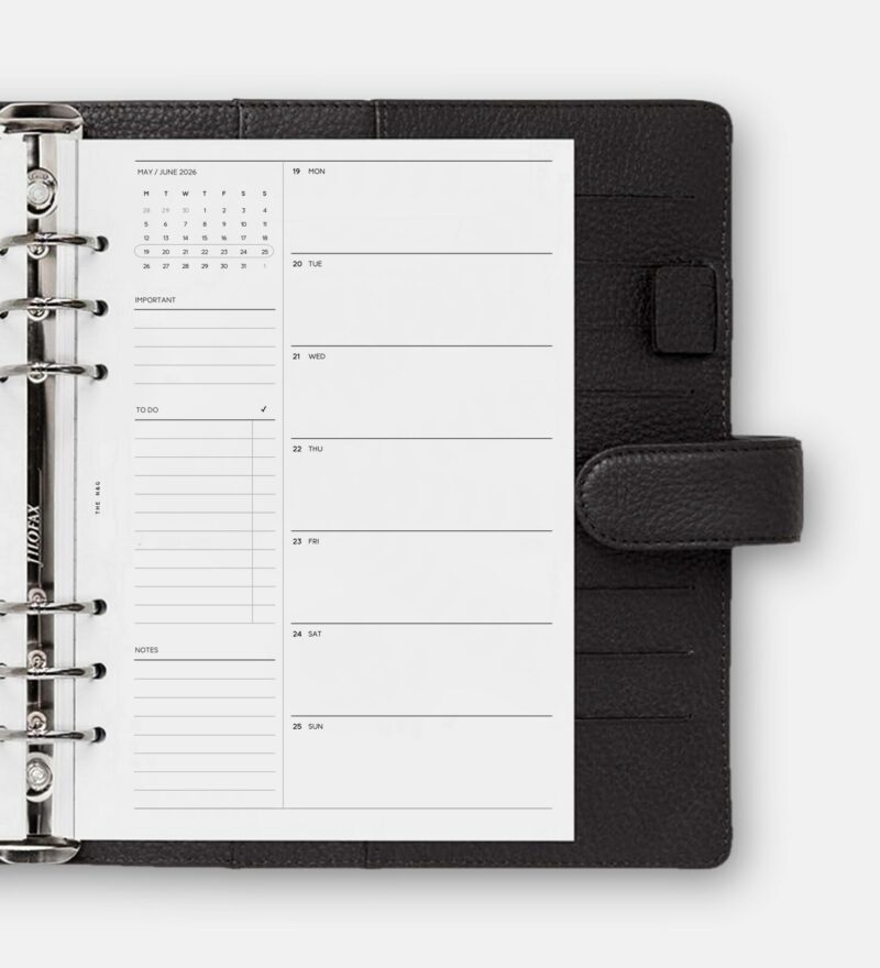 2026 Horizontal Weekly Blank 3