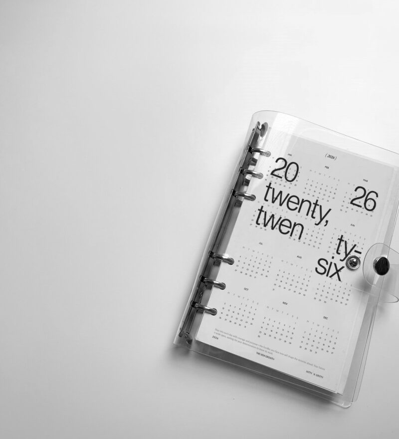 2026 Minimalist Planner Dashboard 3