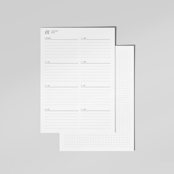 2026 Weekly Planner 1