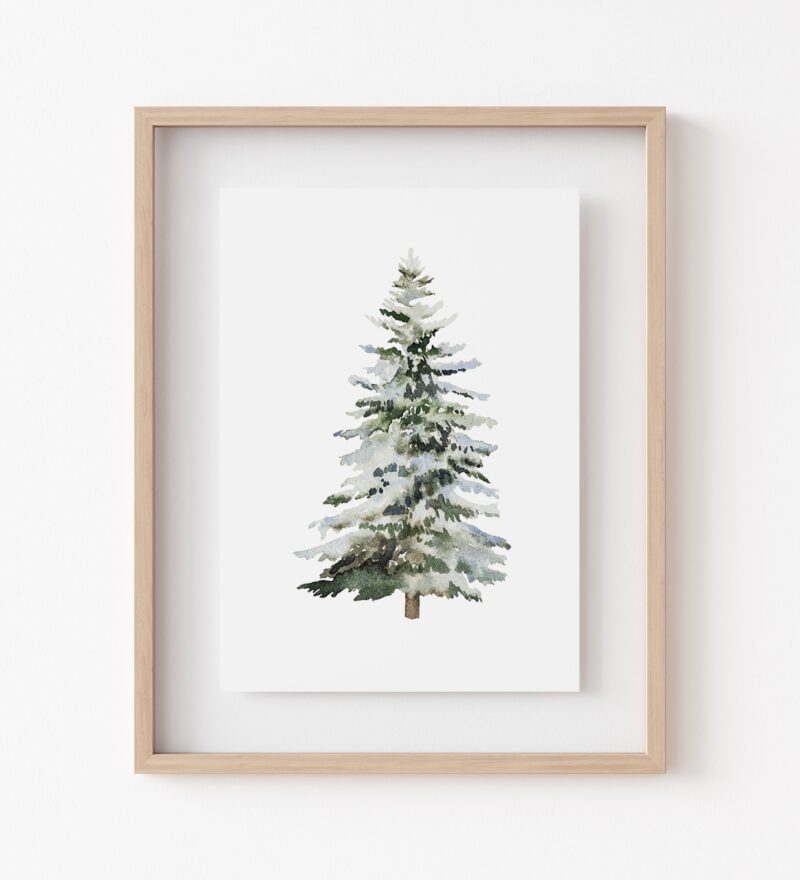 Christmas Tree Art Painting Canvas (2) Christmas Tree Art Painting Canvas (2)