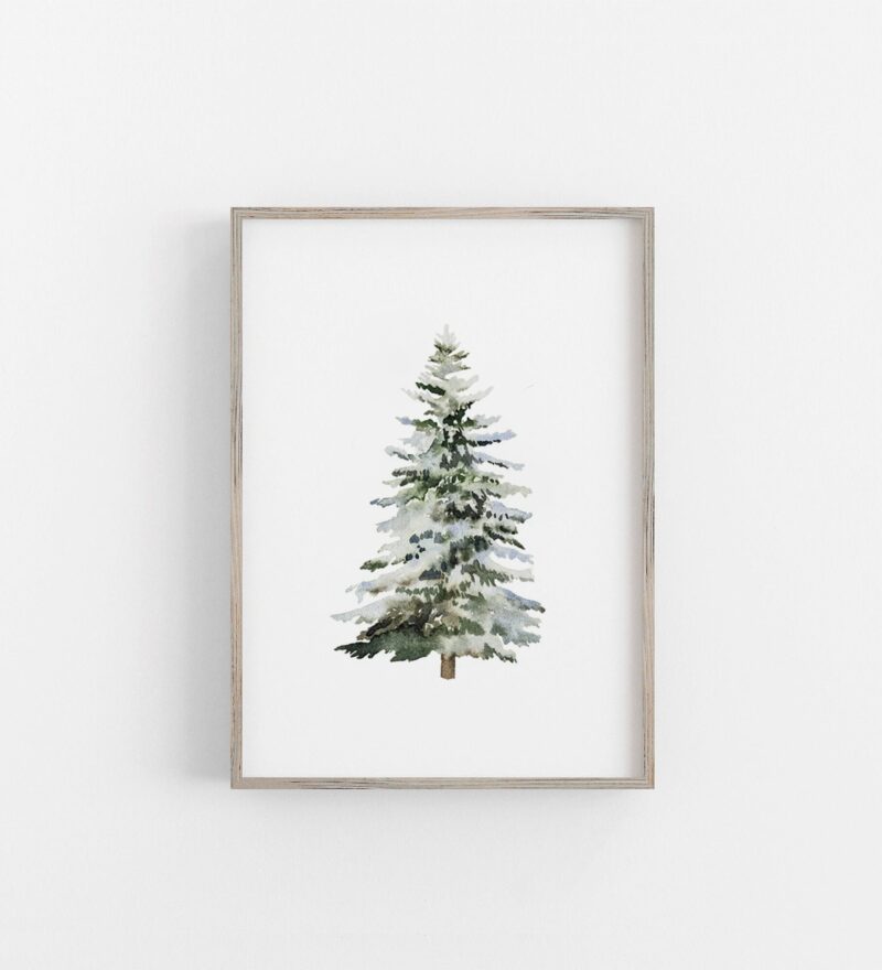 Christmas Tree Art Painting Canvas Prints Christmas Tree Art Painting Canvas Prints