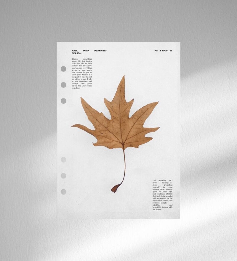 Fall Planner Dashboard 2