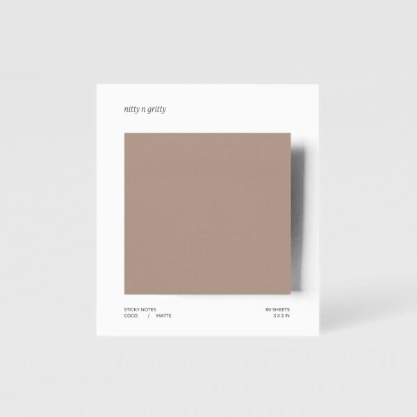 Vintage Square Sticky Notes Coco