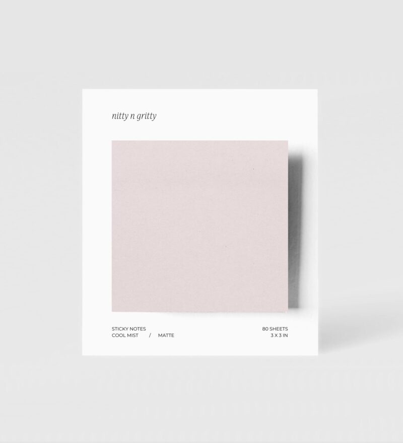 Vintage Square Sticky Notes Cool Mist Vintage Square Sticky Notes Cool Mist